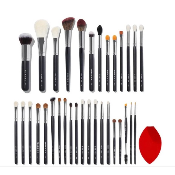 Morphe x James Charles Brush Collection with Vibrant Red Sponge new- NO BOX - Picture 2 of 3